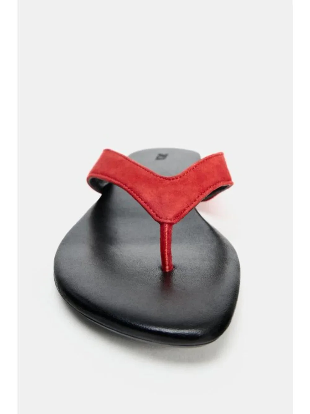 ZARA FLAT LEATHER SANDALS - Picture 5 of 6